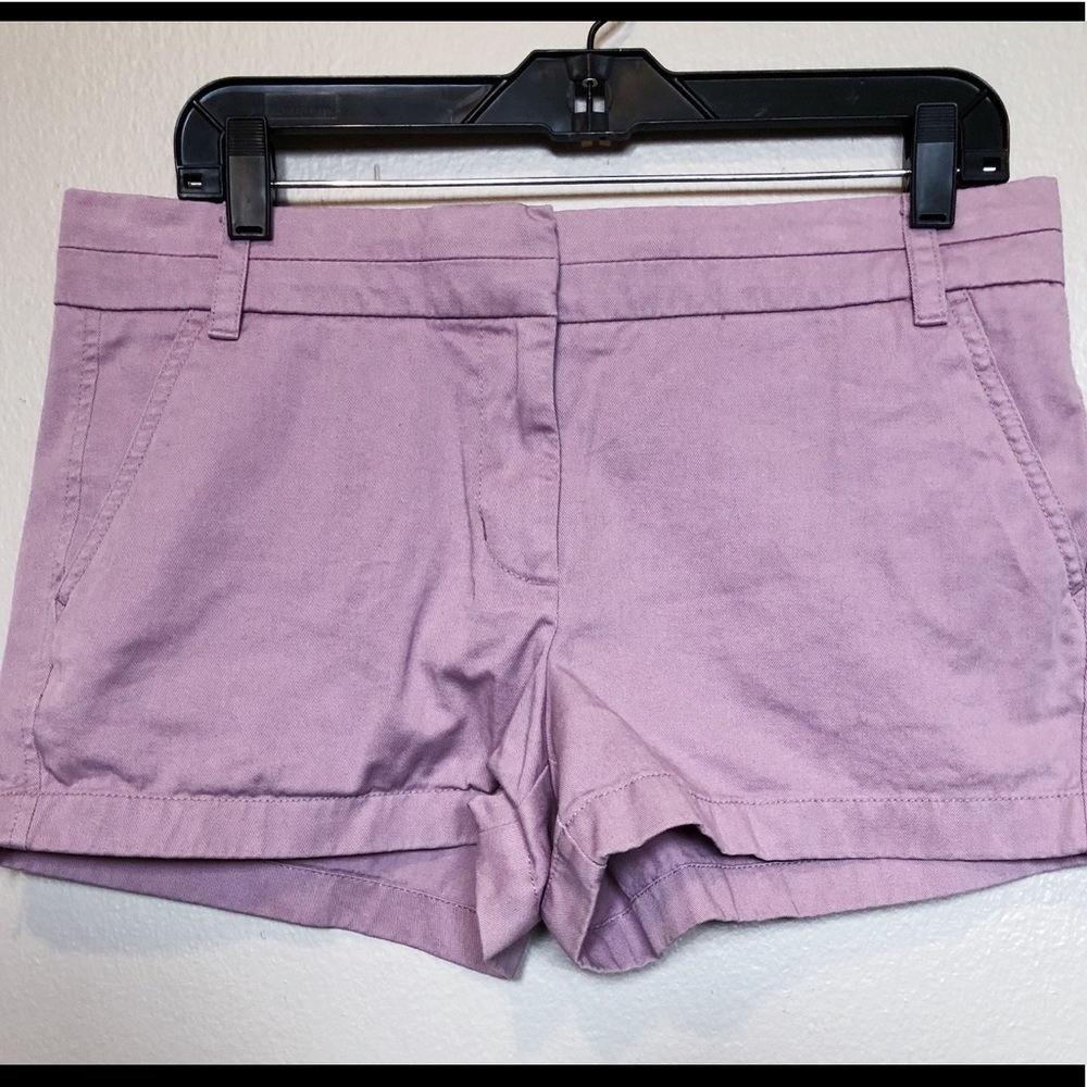 Light Purple Jcrew Chino Shorts Size 8